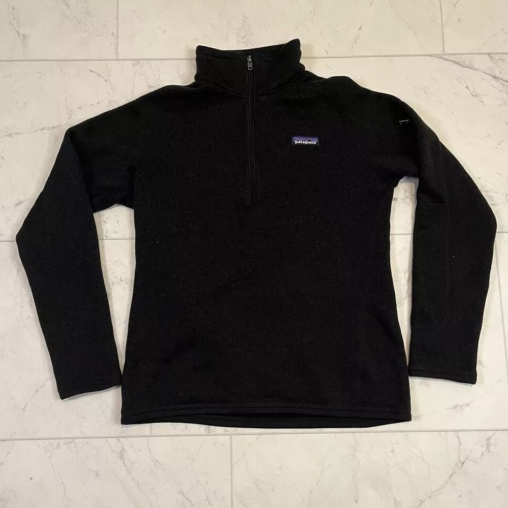 Patagonia Women’s 1/4 Zip-Up Black Better Sweater